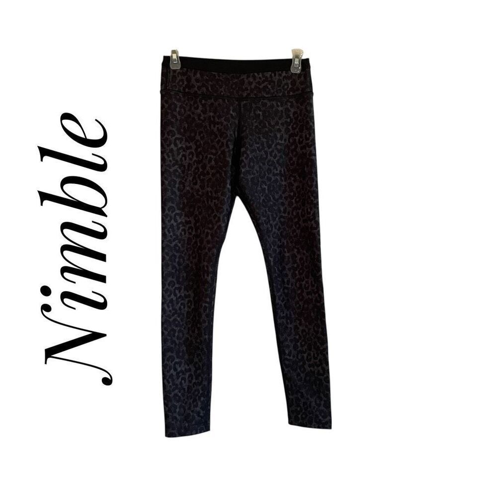 Nimble Activewear Extra Small Athletic Leggings Cheetah Print
